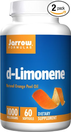 Jarrow Formulas D-Limonene, 1000mg, 60 Softgels (Pack of 2)