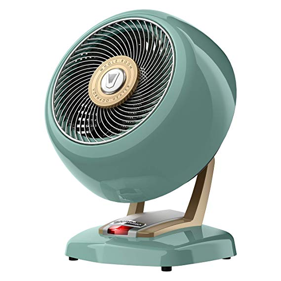 Vornado VHEAT Vintage Metal Heater, Green