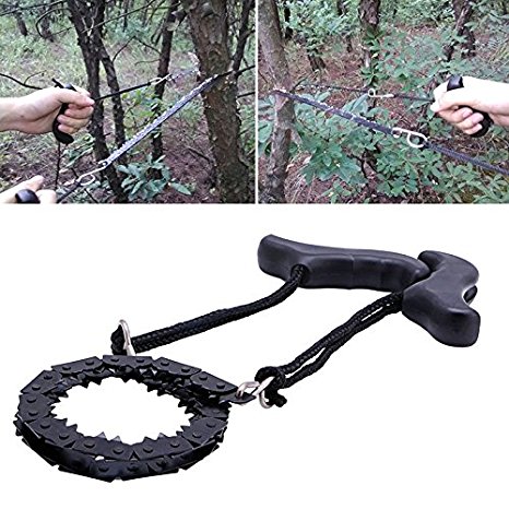 Doingart Chain Saw Portable Folding Pocket Survival Hand Chain Pocket Chain Saw Tool - 39.7 Inches Long
