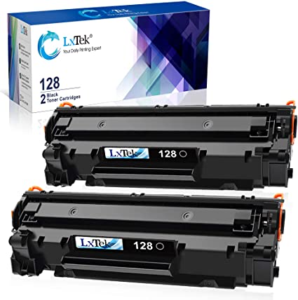 LxTek Compatible Toner Cartridge Replacement for Canon 128 CRG128 to use with ImageCLASS D530 D550 MF4570dw MF4570dn MF4770n FaxPhone L190 L100,2Black