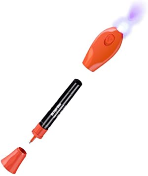 Visbella 5 Second Fix Liquid Plastic Welding UV Light Repair Pen Curing Glue UV Gel Seal Anything Ceramic Jewelry Cable Acrylic (orange)