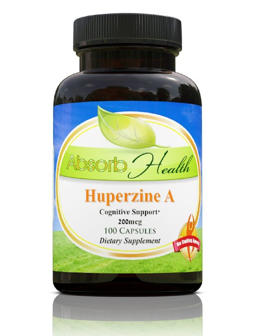 Huperzine A  200mcg  100 Capsules  Memory and Cognitive Support Supplement  Upgrade Your Brain