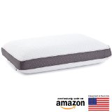 Dual Option Cool-Gel Memory Foam Pillow - Two Sides for Two Levels of Coolness Gusset Siding for Increased Bed Pillow Airflow