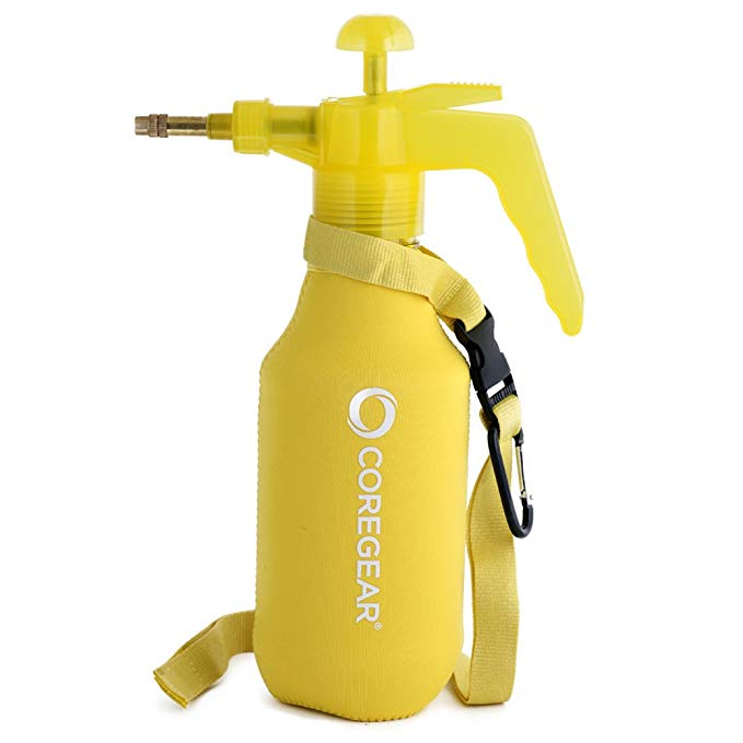 COREGEAR Ultra Cool JR XL USA Misters 1 Liter Mister & Sprayer Personal Water Pump with Full Neoprene Jacket