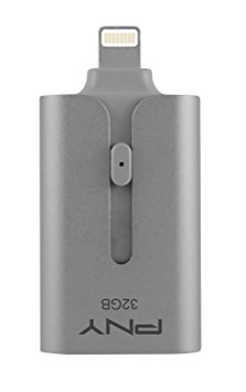 PNY 32GB Duo-Link USB 3.0 Flash Drive for Apple iPhone & iPad - P-FDI32GOTGAMG3-GE