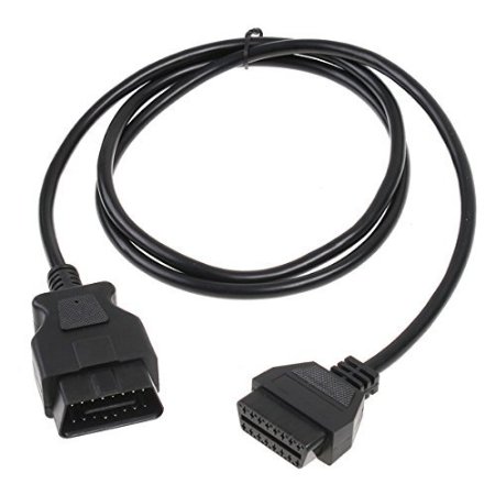 Veepeak OBD-II OBD2 Extension Cable Diagnostic Extender 16pin Male to Female M-F 150cm 5ft