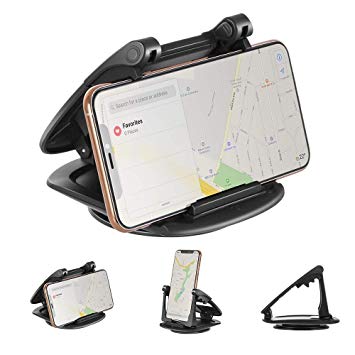 Modohe Car Mount, Universal Dashboard Car Phone Holder Car Cradle with 360°Rotate Strong Sticky Gel Car Phone Mount for iPhone Xs Max/Xs/Xr/X/8/7/6s Plus, Galaxy S10 S9 Note Huawei P20 and Others