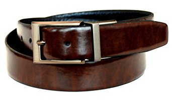 Dockers Men's Reversible Belt with Bronze-Tone Buckle