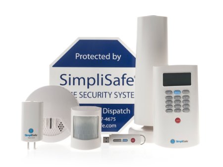 SimpliSafe2 Wireless Home Security System 8-Piece Plus Premium Package