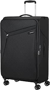 Samsonite Litebeam Spinner L, Equipaje de Mano, Spinner 77 cm, Negro (Black)