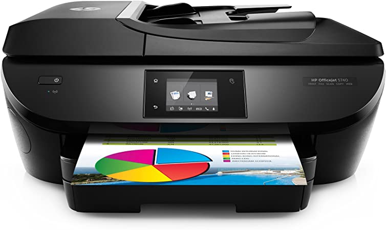 HP OfficeJet 5740 All-in-One Wireless Printer with Mobile Printing, HP Instant Ink or Amazon Dash replenishment ready (B9S76A)