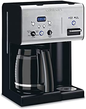 Cuisinart CHW-12P1 12-Cup Programmable Coffeemaker with Hot Water System, Black