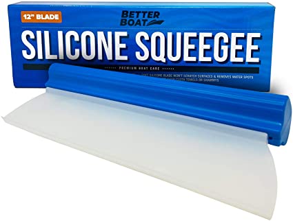 Window Squeegee Silicone Squeegee for Car Windows and Boat Windshields Blade