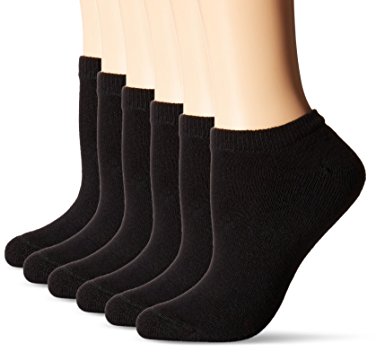 Hanes Women's ComfortBlend Low-Show Socks (6-Pack)