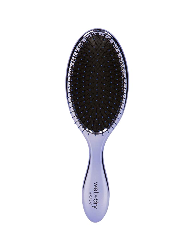 Cala Wet-n-dry metallic lavender hair brush