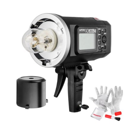 Godox AD600BM Bowens Mount 600Ws GN87 High Speed Sync Outdoor Flash Strobe Light with 24G Wireless X System 8700mAh Battery to Provide 500 Full Power Flashes Recycle in 001-25 Second