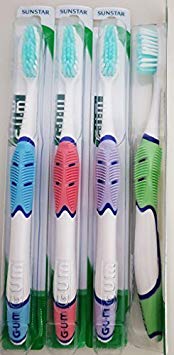 GUM 516 Technique Sensitive Care Toothbrush - Full - Ultra Soft (6 Toothbrushes) by GUM