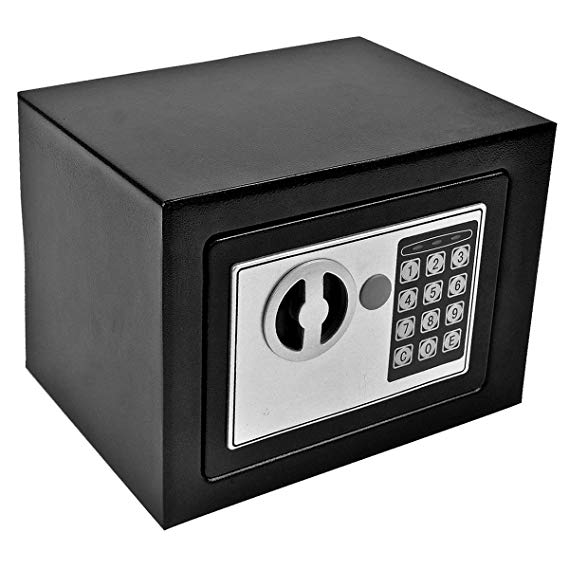 Giantex Durable Digital Electronic Safe Box Keypad Lock Home Office Hotel Gun (Black)