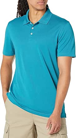 Amazon Essentials Polo de Golf de Secado Rápido de Ajuste Entallado Hombre