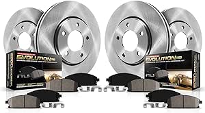 Power Stop KOE6075 Autospecialty Front and Rear Replacement Brake Kit-OE Brake Rotors & Ceramic Brake Pads For 2009 2010 2011 2012 2013 2014 Nissan Maxima