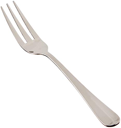 Winco 0015-05 12-Piece Lafayette 3-Tine Dinner Fork Set, 18-0 Stainless Steel