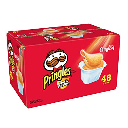 Pringles Snack Stacks Potato Crisps Chips, Original Flavored, 32 oz (48 Cups)