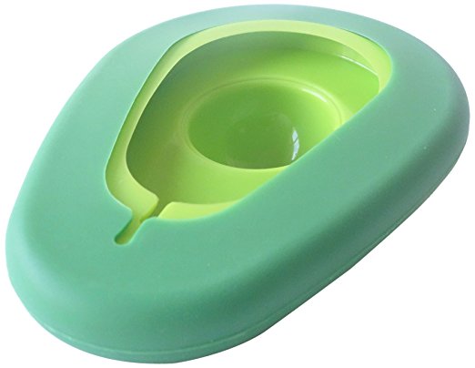 Farberware Food Huggers Reusable Silicone Avocado Savers, Set of 2, Fresh Greens