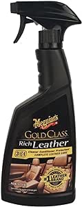 Meguiar's Gold Class Rich Leather Cleaner & Conditioner - 15.2 Oz Spray Bottle