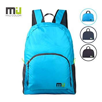 MIU COLOR® 25L Foldable and Durable Lightweight Backpack - Packable Waterproof Daypack for Traveling, Hiking, Cycling, Camping Outdoor Events