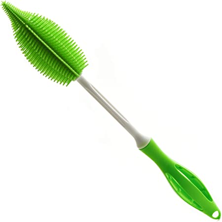 Norpro Silicone Bottle Brush, One-Size, Green