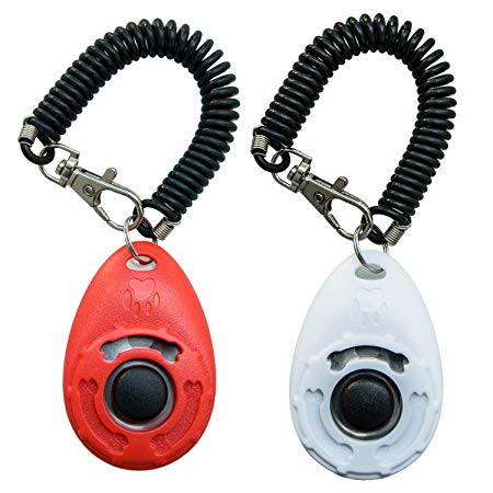 EcoCity 2-Pack Dog Training Clicker with Wrist Strap