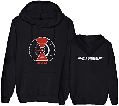 Dolpind Kpop EXO Hoodie Merchandise Chanyeol Baekhyun Chen Kai Sehun Lay Sweatershirt Merch