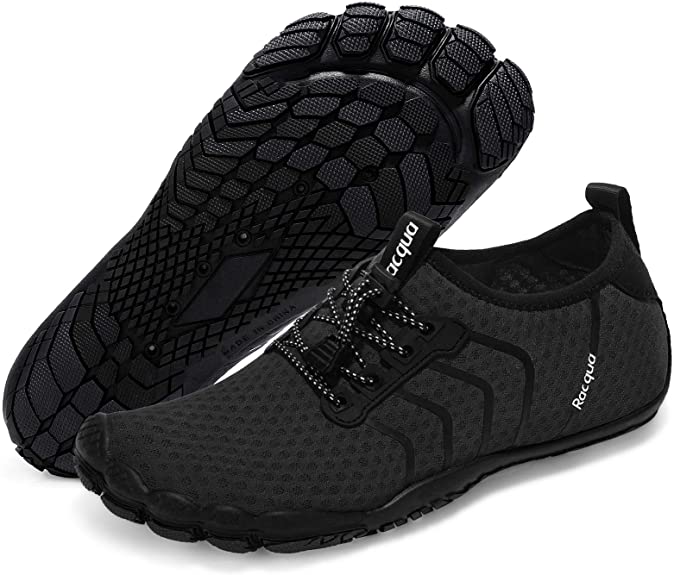 Racqua Water Shoes Quick Dry Barefoot Beach Aqua Sport Swim Surf Pool Hiking Diving Walking for Men Women