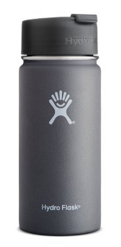 Hydro Flask Vacuum Insulated Stainless Steel Water Bottle, Wide Mouth w/Hydro Flip Cap