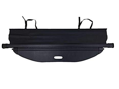 Cargo Cover For 2016 2017 Hyundai Tucson Retractable Trunk Shielding Shade black by Kaungka(Updated Version:There Is No Gap Between the Back Seats and the Cover)