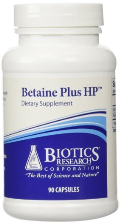 Biotics Research Betaine Plus HP -- 90 Capsules