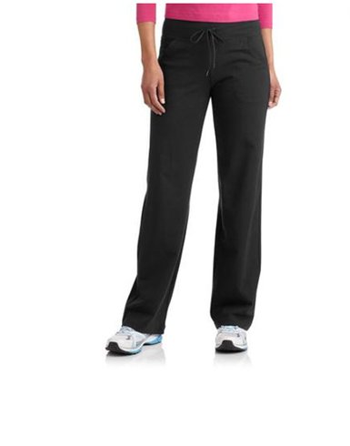 Women's Regular Dri-More Core Relaxed Pants 32" inseam Black Yoga, Activewear