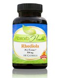 Rhodiola Rosea Extract 101  500mg  100 Capsules  Endurance Support  Increase Strength and Endurance