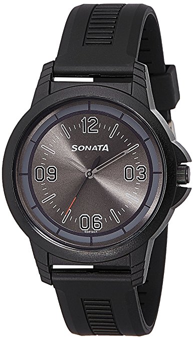 Sonata Analog Black Dial Men's Watch - 7119PP01J