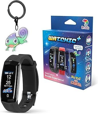 Brook Pocket Auto Catch Watchic Plus with Keychain - Dual Accounts Auto Catcher, IPX7 Waterproof, Color Display