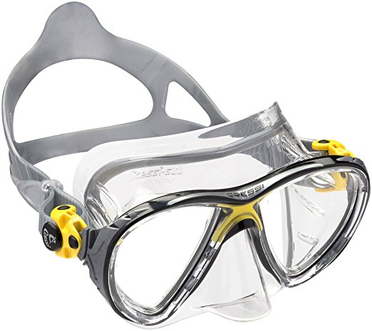 Cressi Big Eyes Evolution Crystal Scuba Diving and Snorkeling Mask - Made in Italy