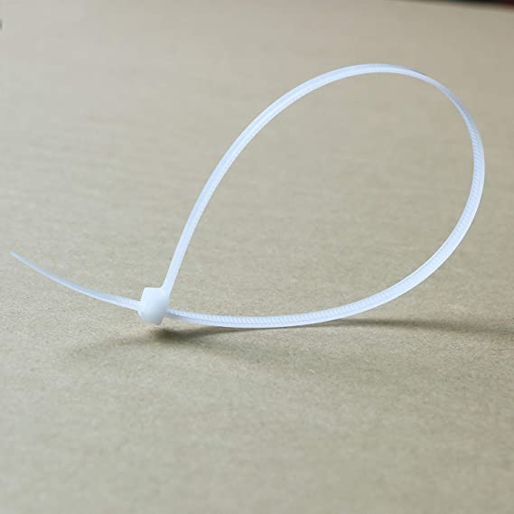 Pasow 175 pcs Nylon Cable Ties Self-Locking Plastic Cable Zip Ties Heavy Duty Multi-Purpose Tie Wraps (16 Inch, White)