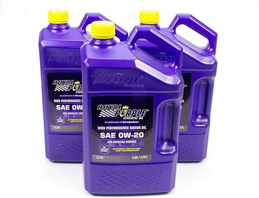 Royal Purple 0W20 Motor Oil 5 qt Case of 3 P/N 53020