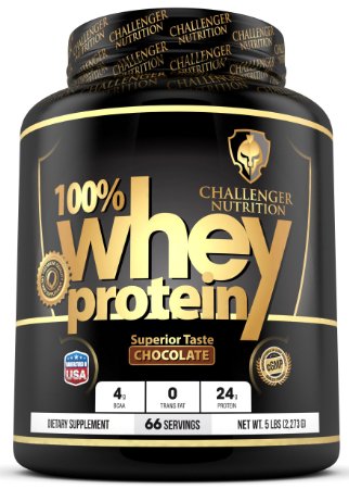 CHALLENGER NUTRITION -100% Whey Protein (CHOCOLATE, 5LBS)