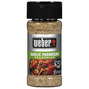 Weber Garlic Parmesan Seasoning, 2.6 Ounce Shaker