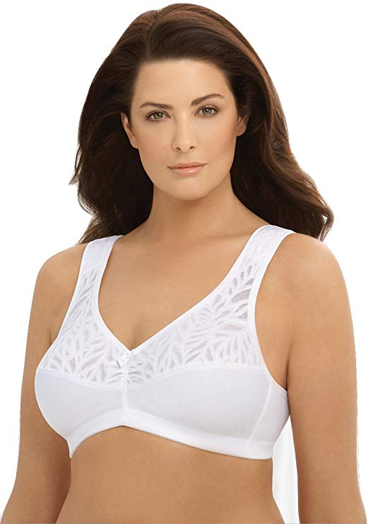 GLAMORISE Bra 1120 - SOFT SHOULDERS Comfort Stretch Leisure Wire-Free