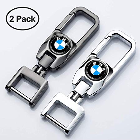 HEY KAULOR Car Logo Key Chain Key Ring for BMW X1 X3 M3 M5 X1 X5 X6 Z4 3 5 7SeriesBusiness Gift Birthday Present for Men and Woman Pack of 2