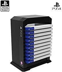 Official Sony PlayStation 4 PS4 Premium Game Storage Tower. Store up to 10 games