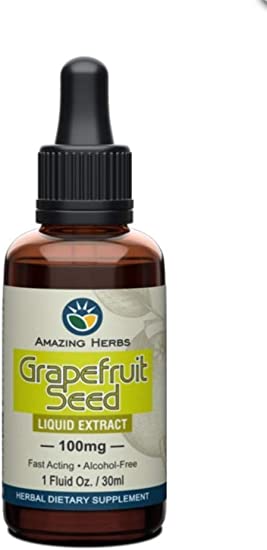 Amazing Herbs Grape Fruit Seed Extract, 1 Fluid Ounce