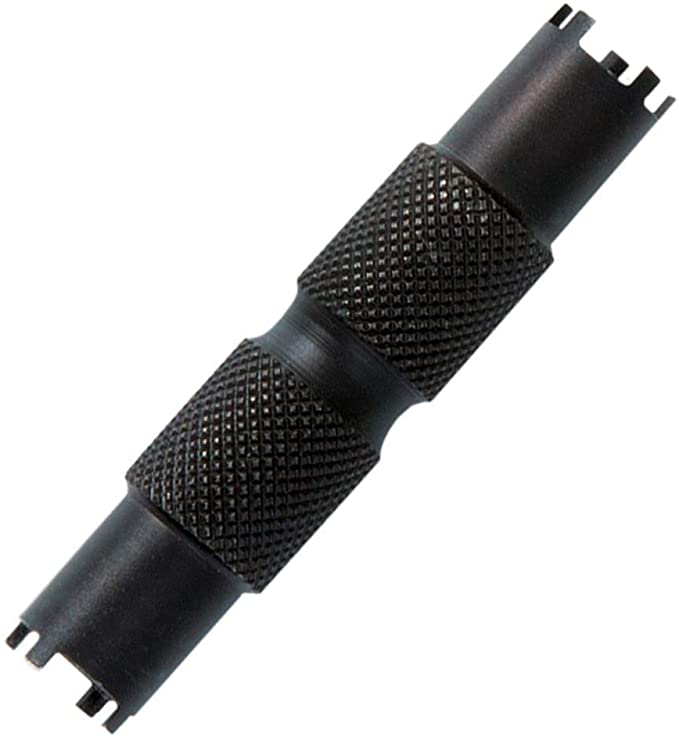 Front Sight Adjuster: Universal Tool for Adjusting A1 and A2 Type Front Sights, 4-Prong and 5-Prong, Blend, Black/Tan